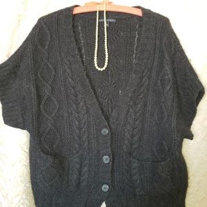 Short sleeve cardigan